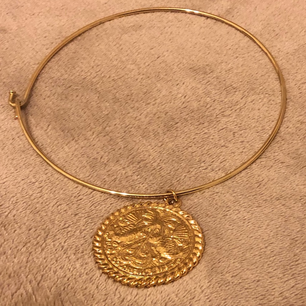 Vintage Lilly Pulitzer Collar Gold Necklace